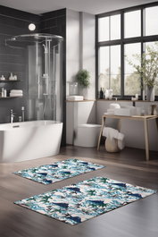 Mijölnir Juego de alfombrillas de baño CT-5239 Multicolor
